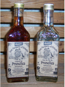 Eau de vie de Prunelles Bio 35 cl 45% et Demeter